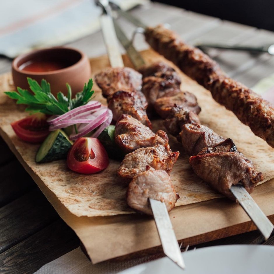 Реклама шашлычной
