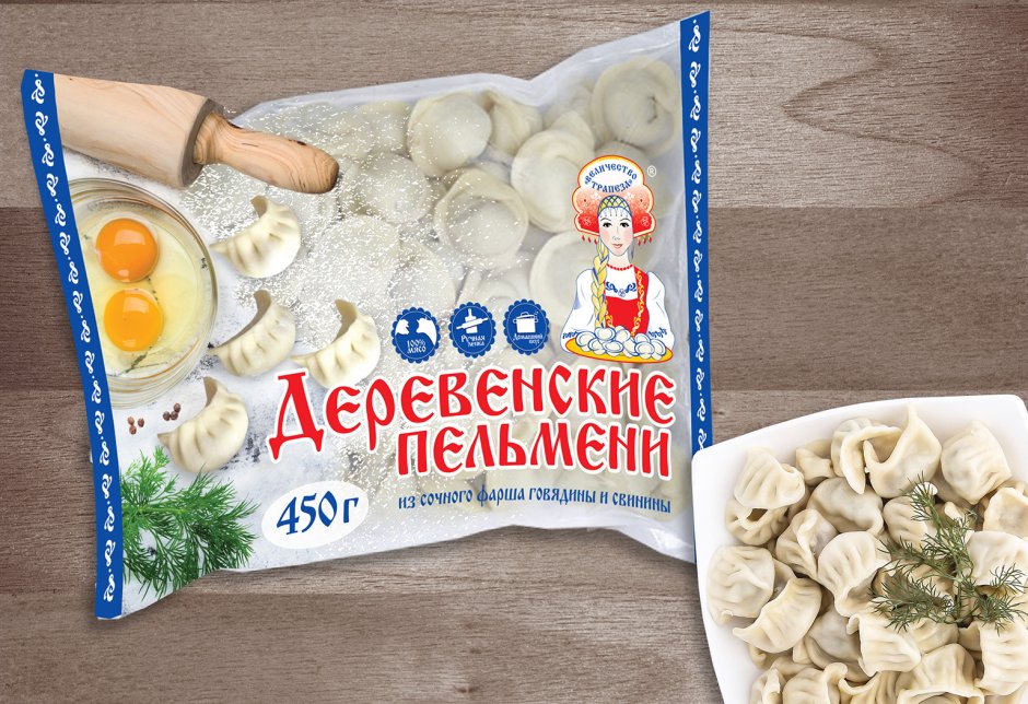 Пельмени упаковка