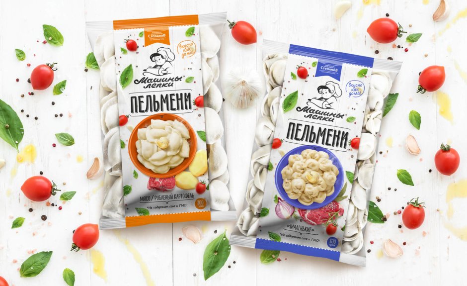 Пельмени машинной лепки " большие 0,8 кг