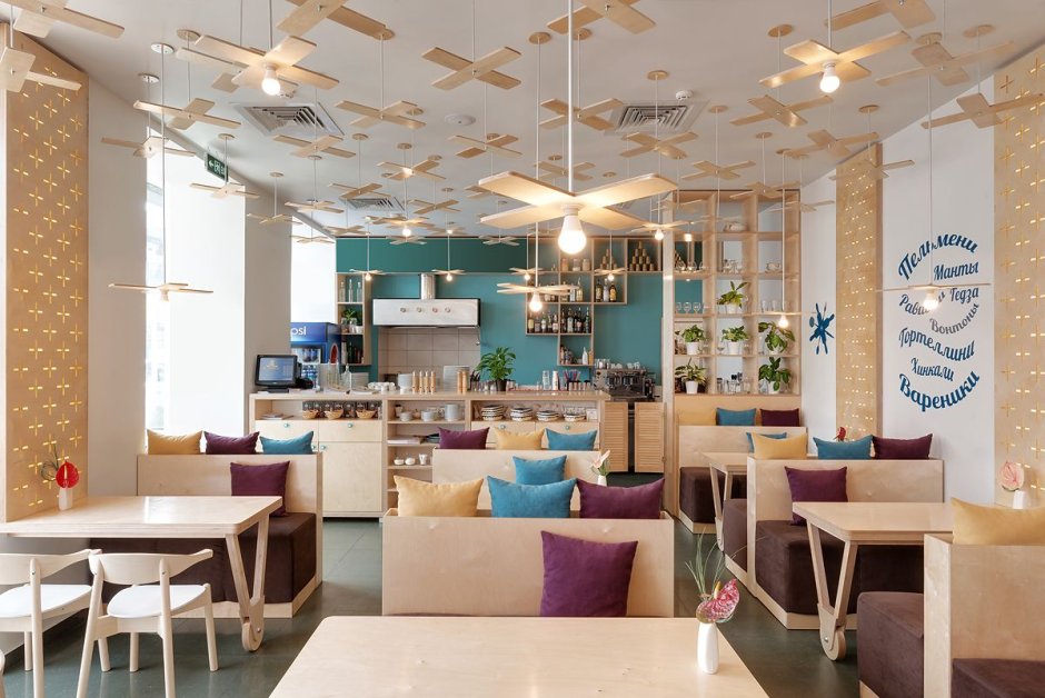 Интерьеры кафе пельменных