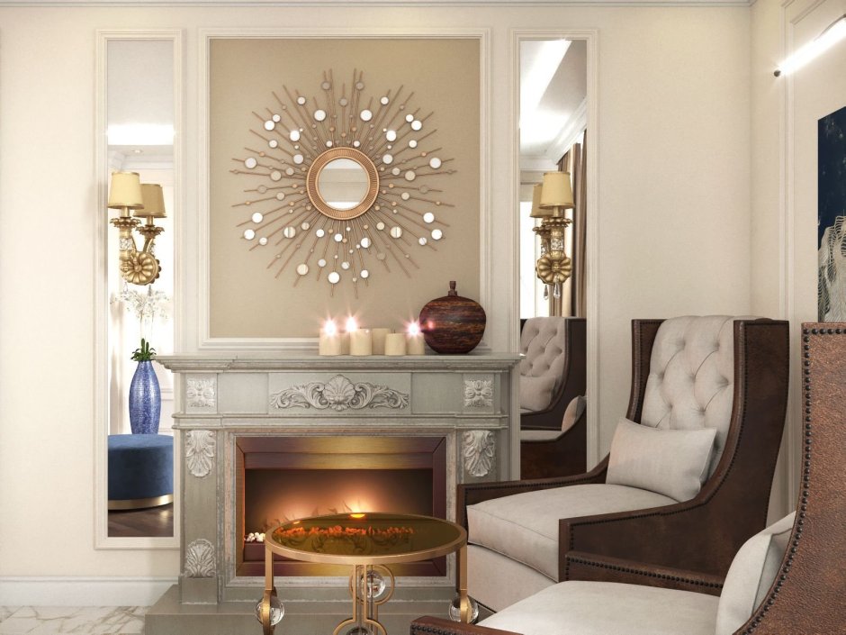 Камин в георгианском стиле