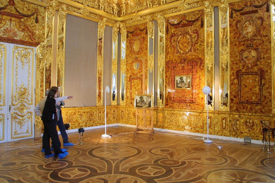 Янтарная комната в Екатерининском Дворце