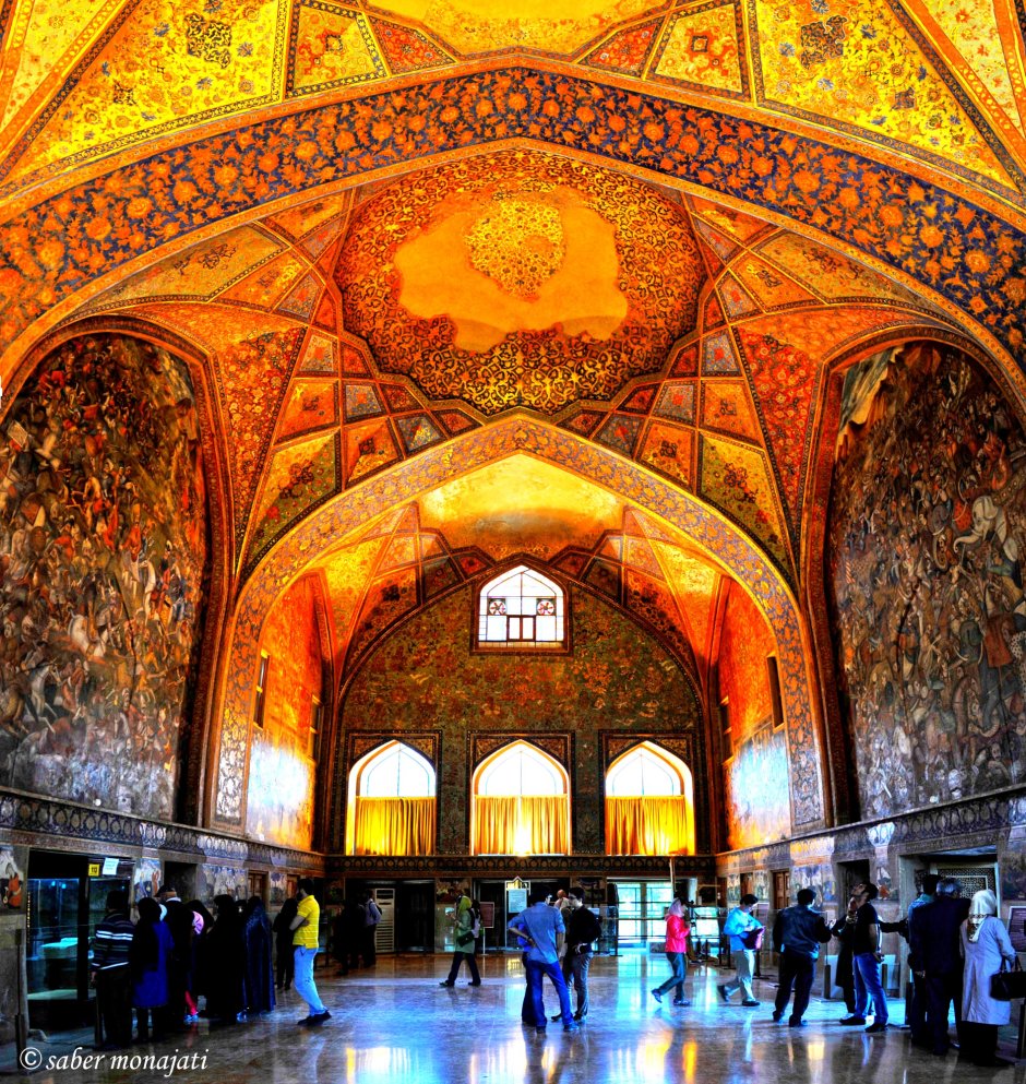 Дворец Али Капу Исфахан интерьер