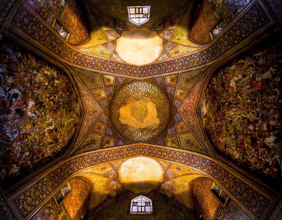 Иран Али Капу дворец живопись