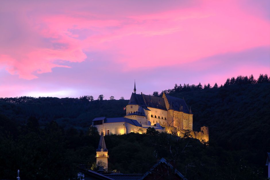 Замок Вианден Люксембург