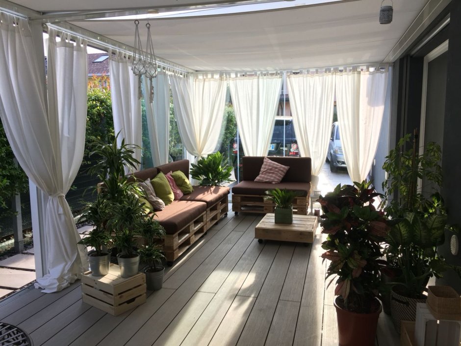 Шторы на веранду
