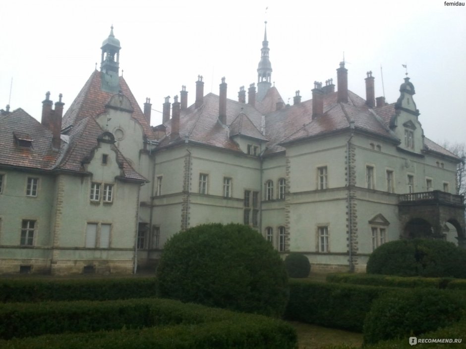 Карпаты замок Шенборна