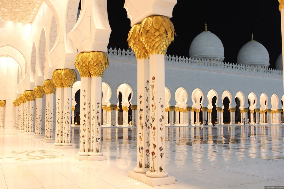 Абу Даби мечеть колонна