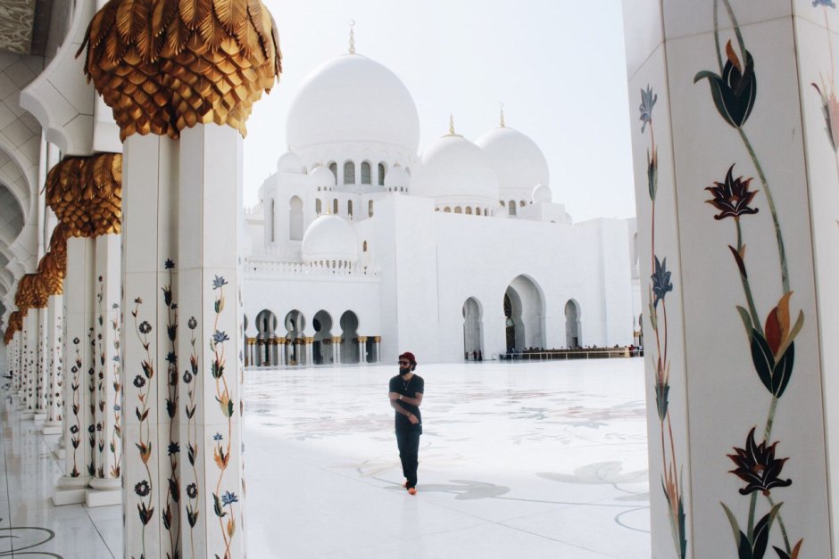 Дворец шейха в Абу-Даби внутри