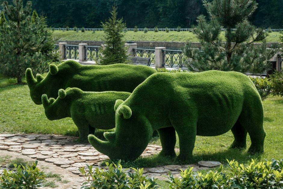 Топиарная Парковая скульптура