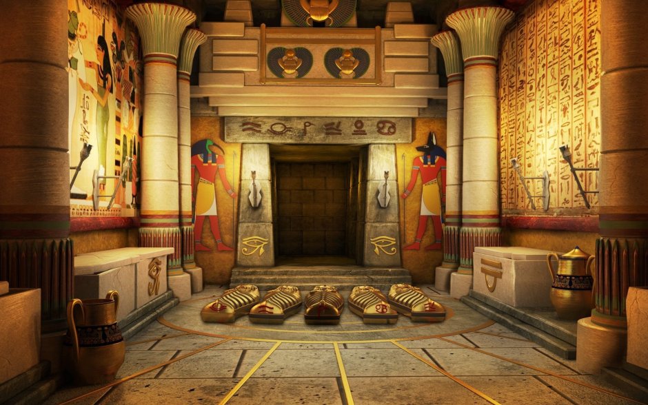 Дворец фараона в древнем Египте