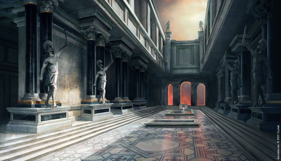 Дворец Тронный зал Рим древний
