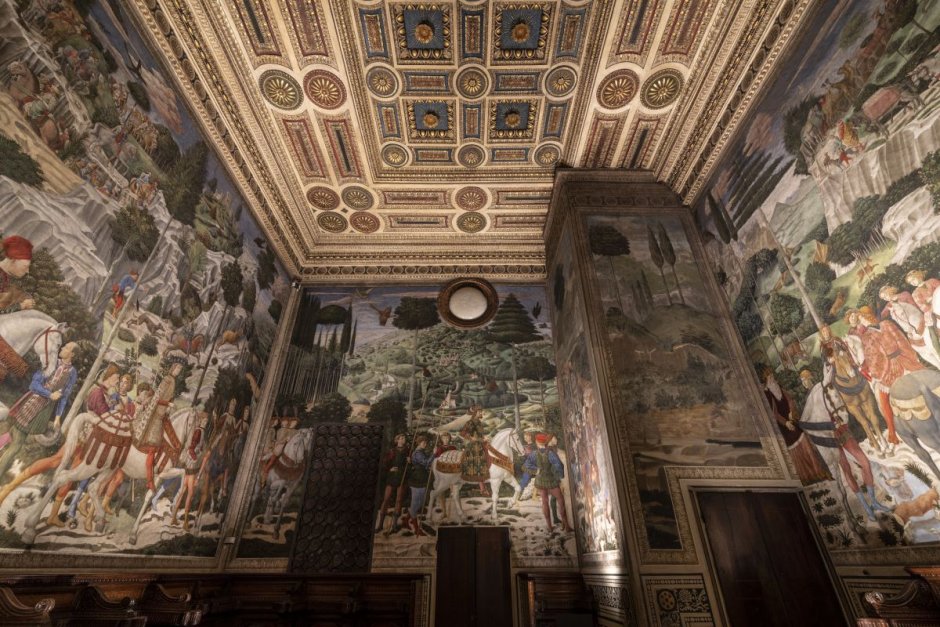 Палаццо Медичи фреска Флоренция
