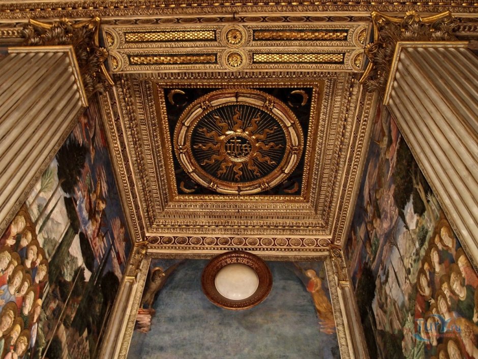 Флоренция палаццо Медичи Рикарди фреска