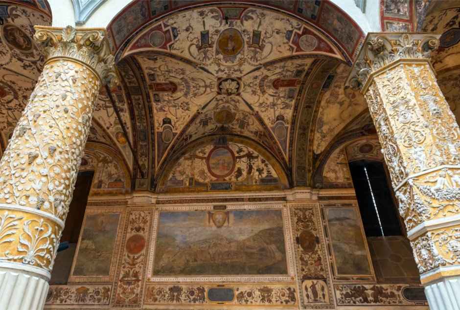 Дворик палаццо Веккьо Флоренция