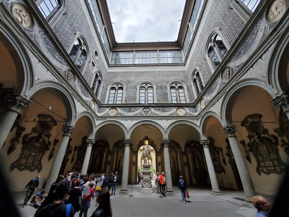 Микелоццо палаццо Медичи-Риккарди аксонометрия