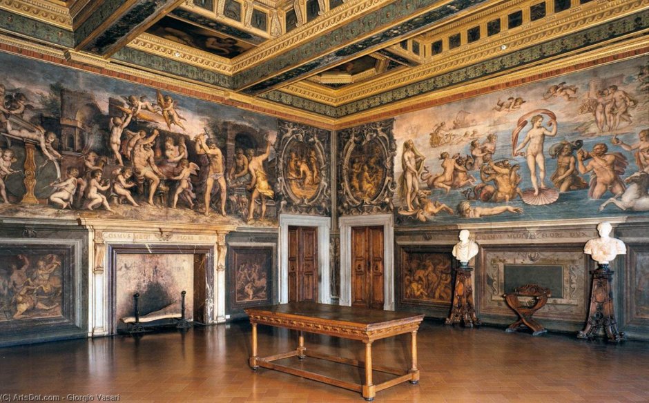 Джорджо Вазари палаццо Веккьо