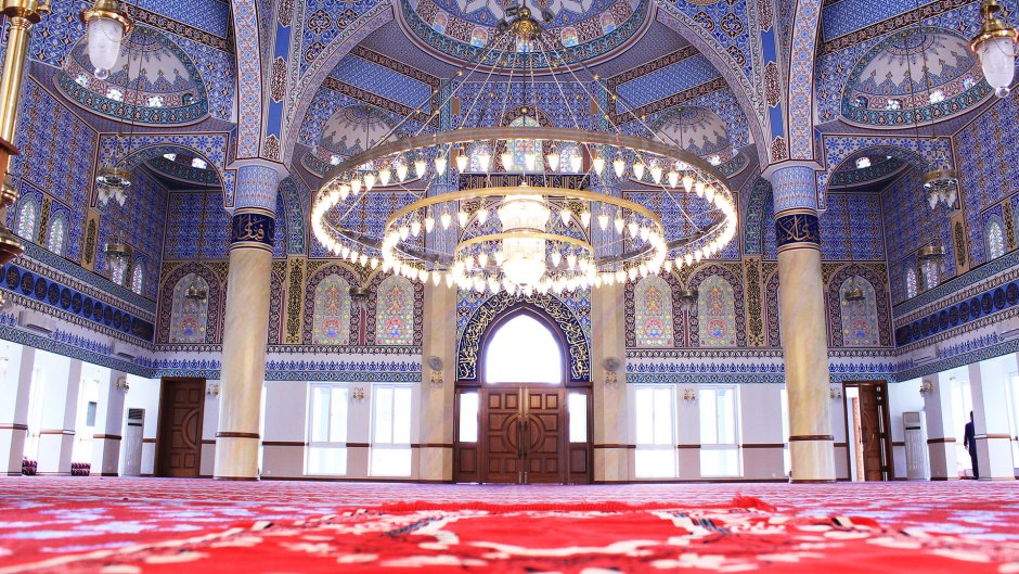 Мечеть сердце Чечни внутри