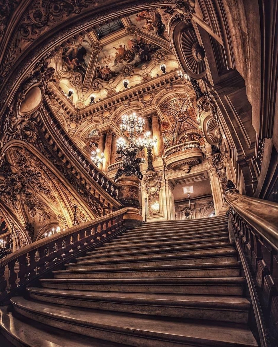 Опера Гарнье лестница