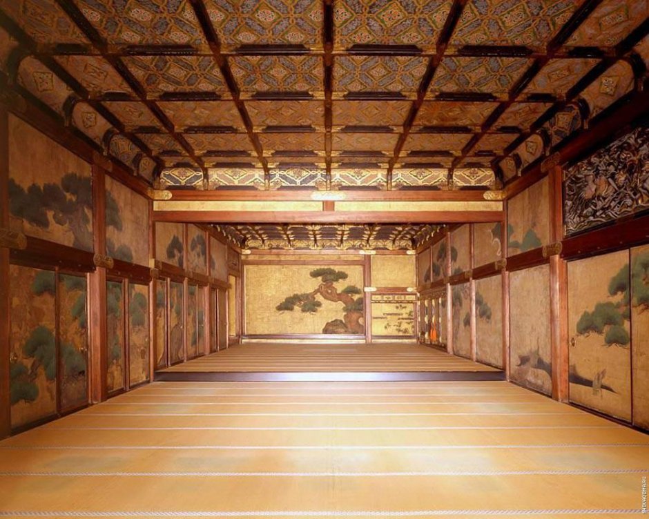 Замок Нидзё Киото интерьеры