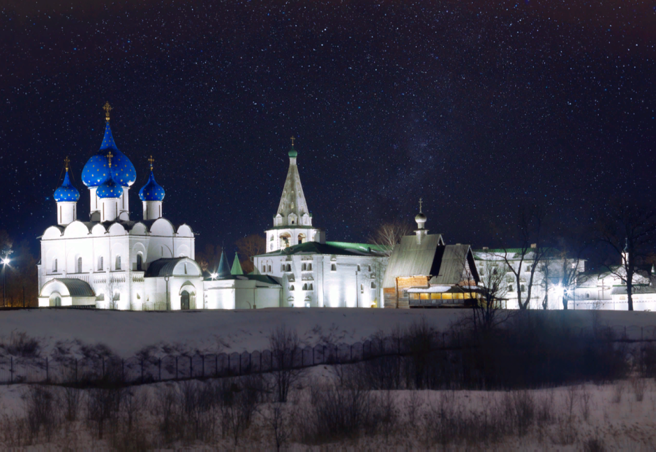 Покрова Нерли звезды Луна