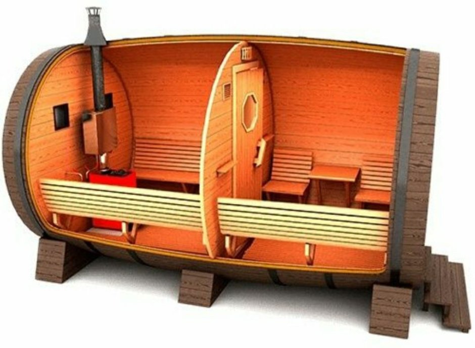 Маленькие бани для дачи