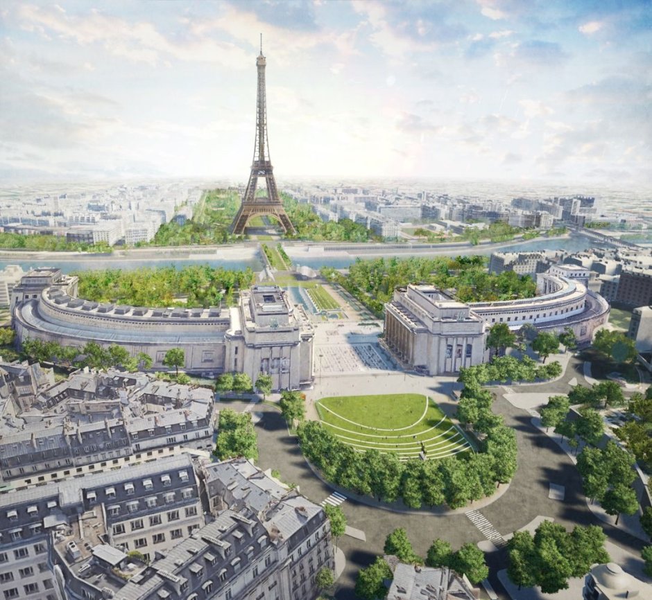Дворец Трокадеро в Париже