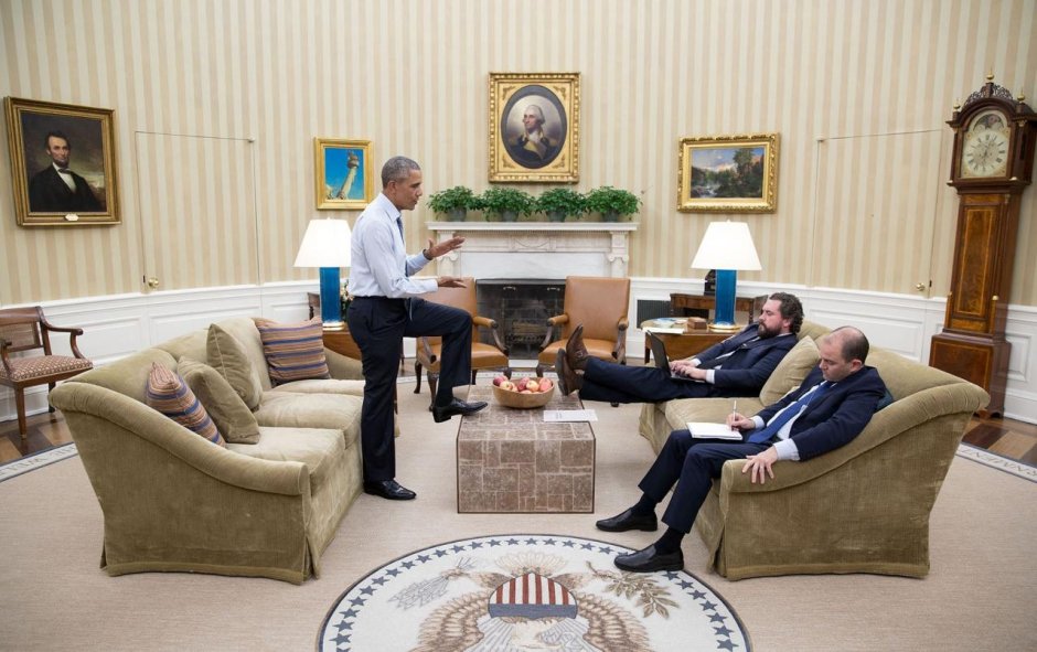 Овальный кабинет в белом доме Обама