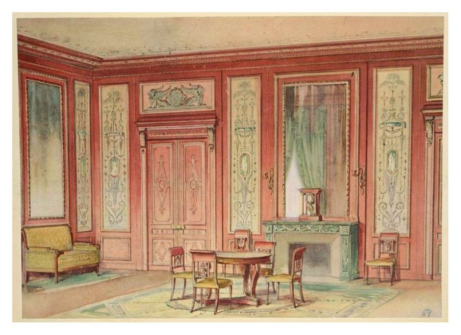 Спальня 19 век Ампир