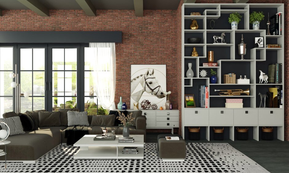 Домашний уют в стиле лофт