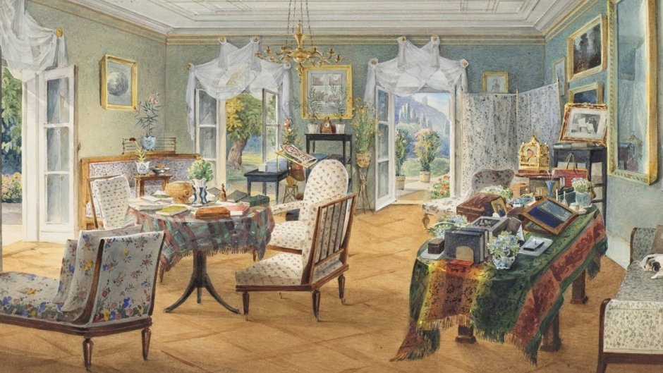 Дворянское поместье 19 век интерьер