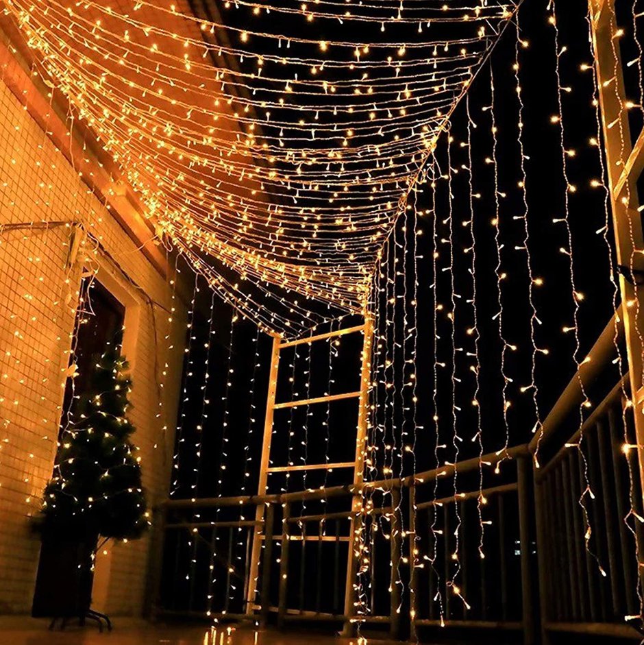Curtain Lights гирлянда занавес 1,5х2