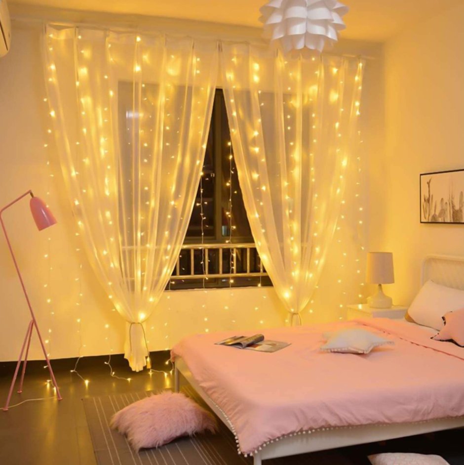 Гирлянда штора Curtain Lights 3*3