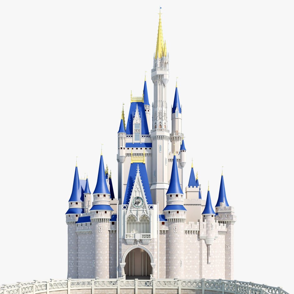 Замок из Уолт Дисней 3d модель