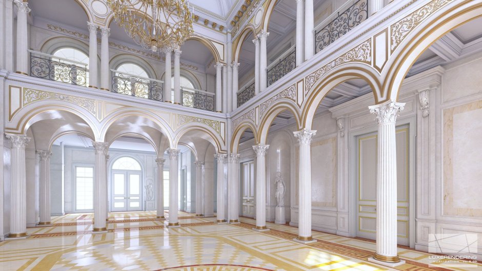 Юсуповский дворец Белоколонный зал