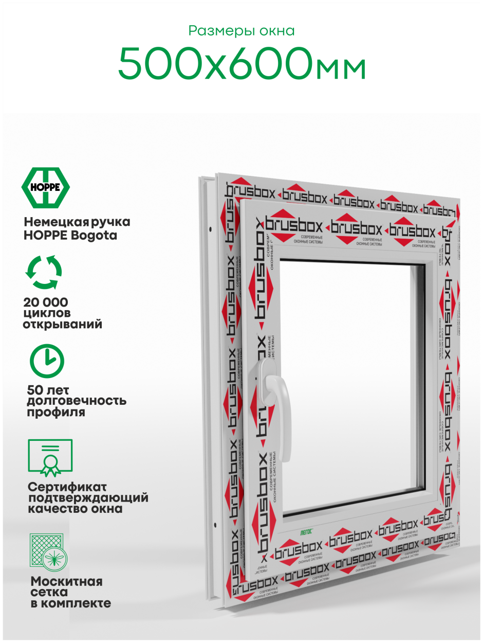 Профиль ПВХ Brusbox 60