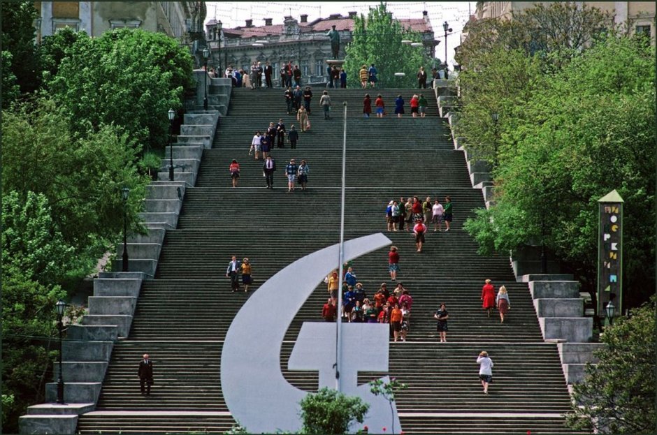 Памятник Ришелье в Одессе и Потемкинская лестница