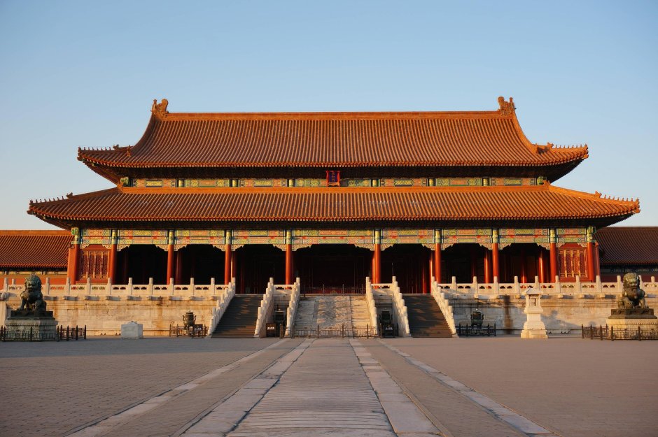 Запретный город Китай зал Верховной гармонии