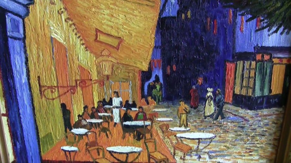 Ночная терраса кафе Ван Гог Тайная вечеря