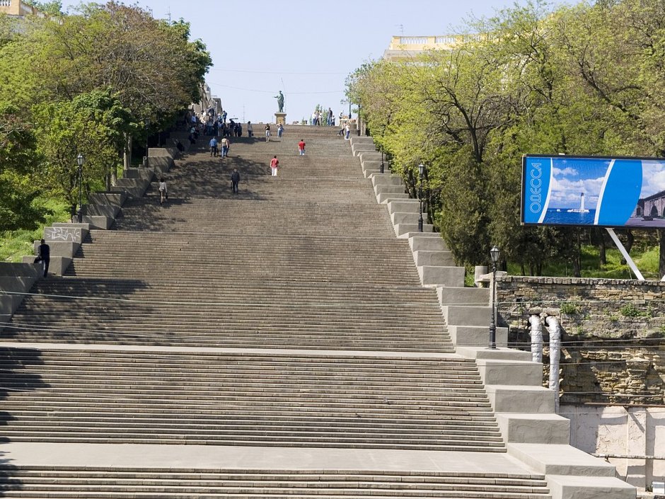 Потёмкинская лестница Одесса эскалатор