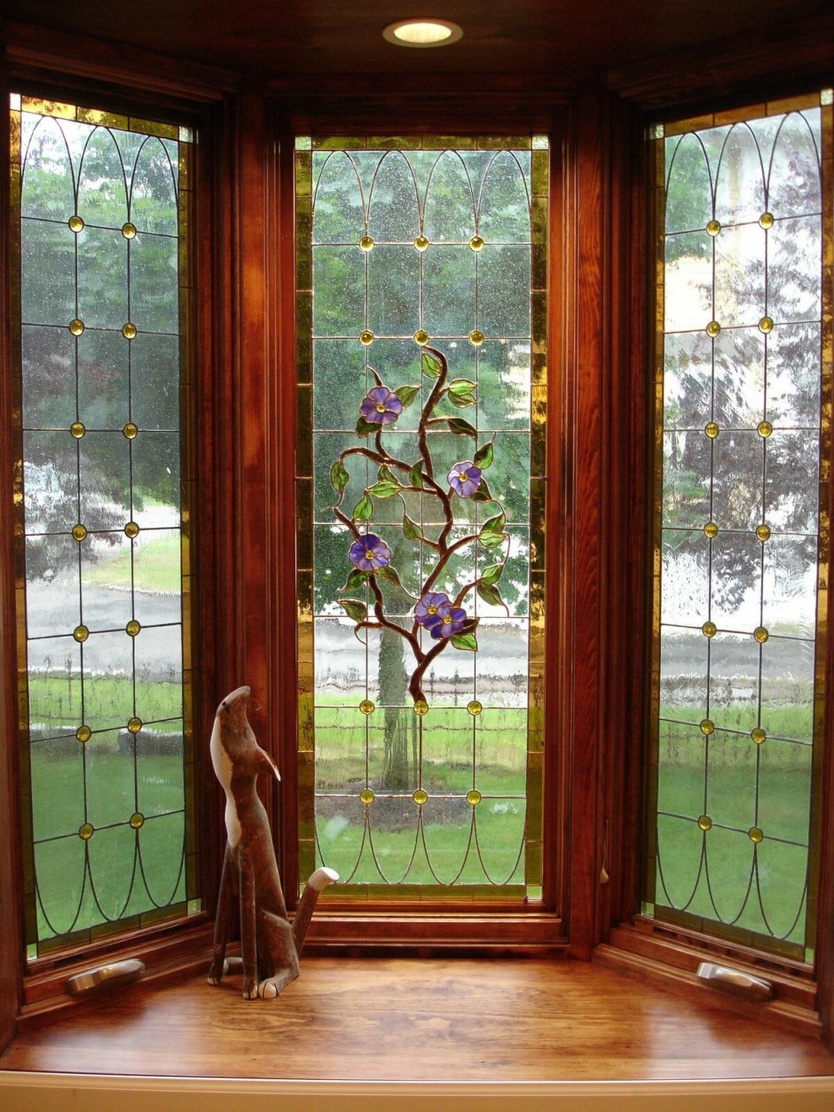 Деревянные окна с фрамугой