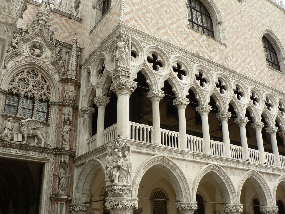 Дворец дожей в Венеции архитектура