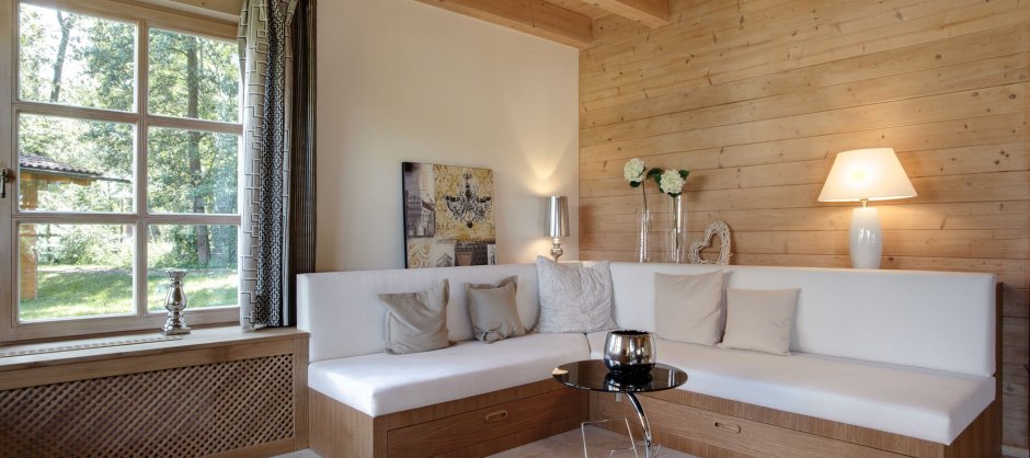 Tikkurila зеленый имитация бруса