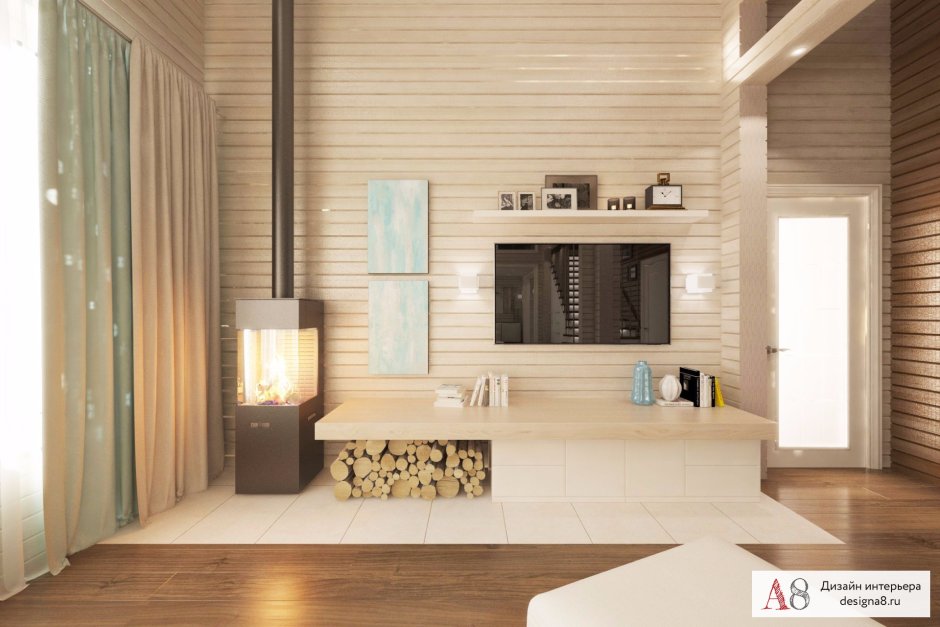 Tikkurila зеленый имитация бруса