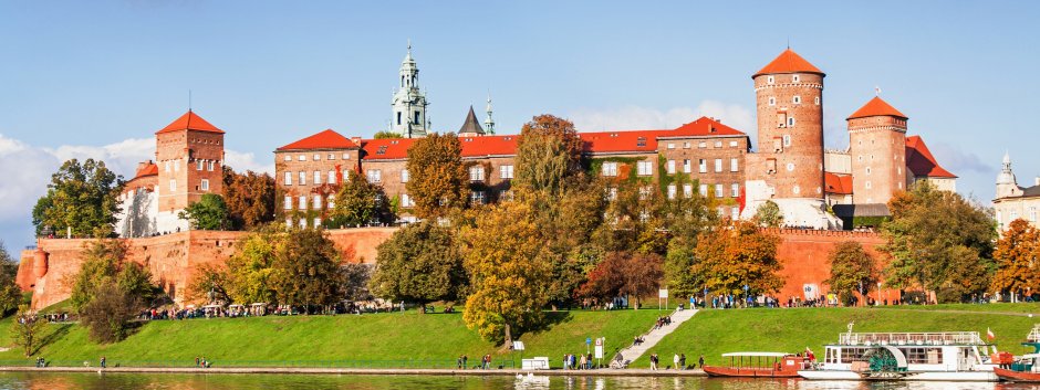 Королевский замок в Кракове рисунок