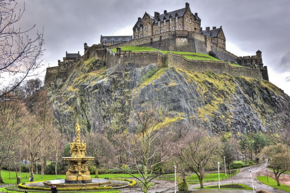 Эдинбургский замок модель 3д