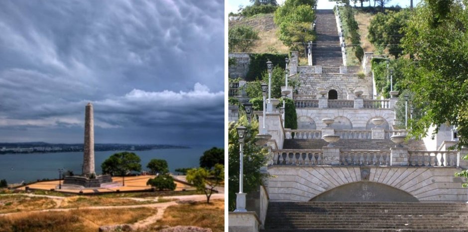 Феодосия Митридатская лестница фонтан