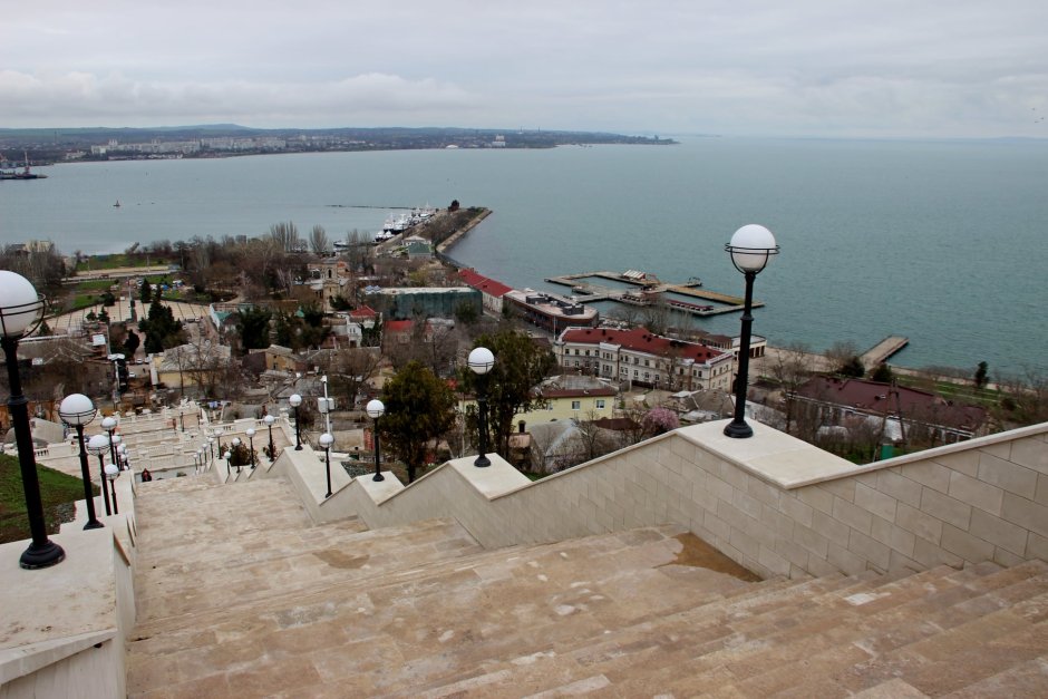 Гора Митридат Митридатская лестница