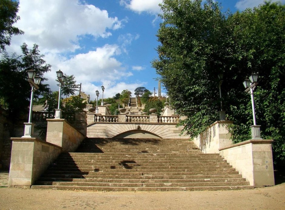 Митридатская лестница в Керчи Википедия