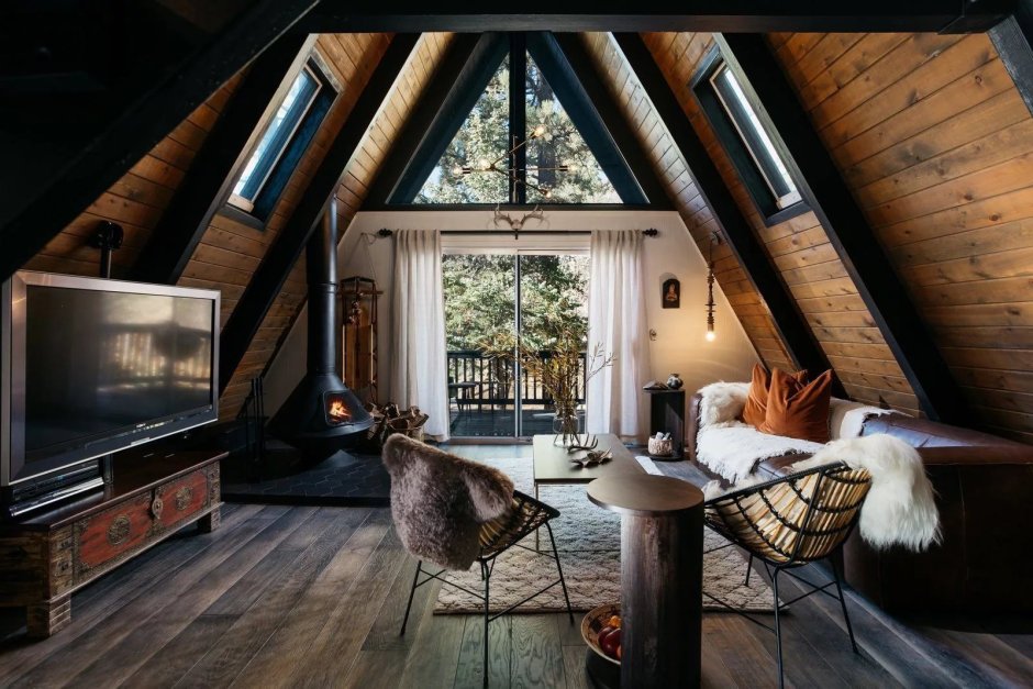Дом a-frame (дом шалаш)